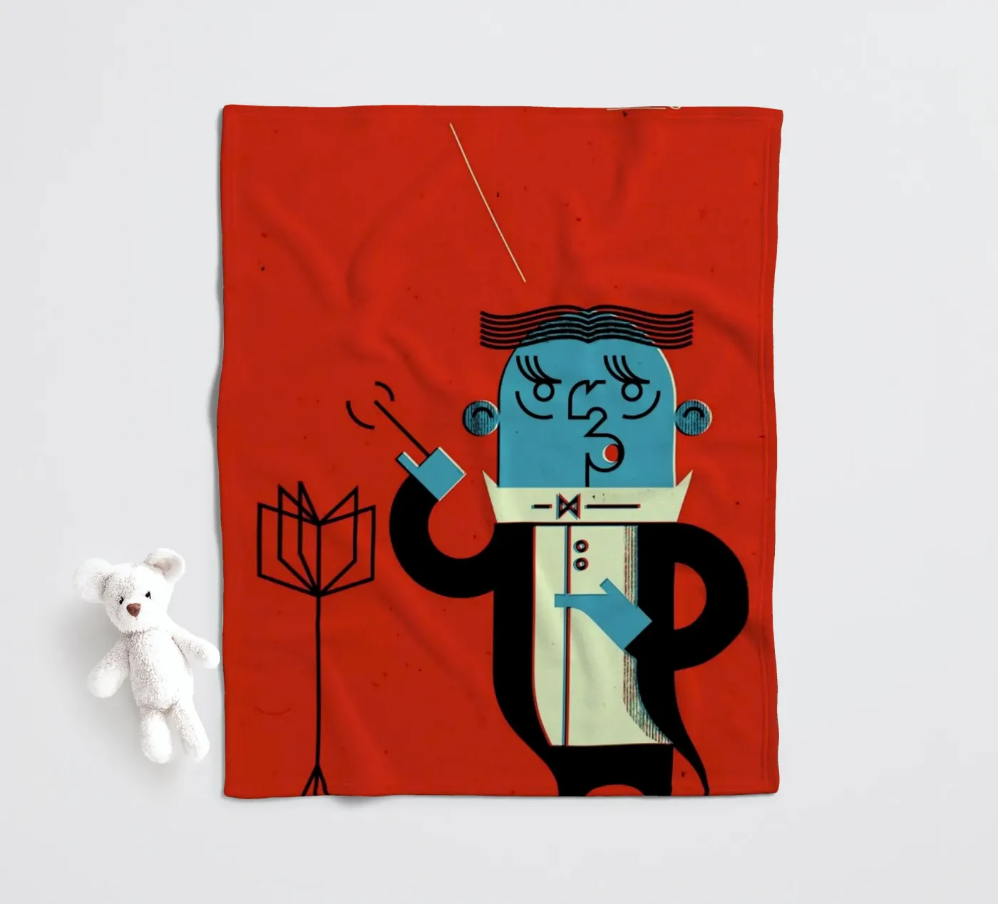 Conductor fleecedeken van Komboh