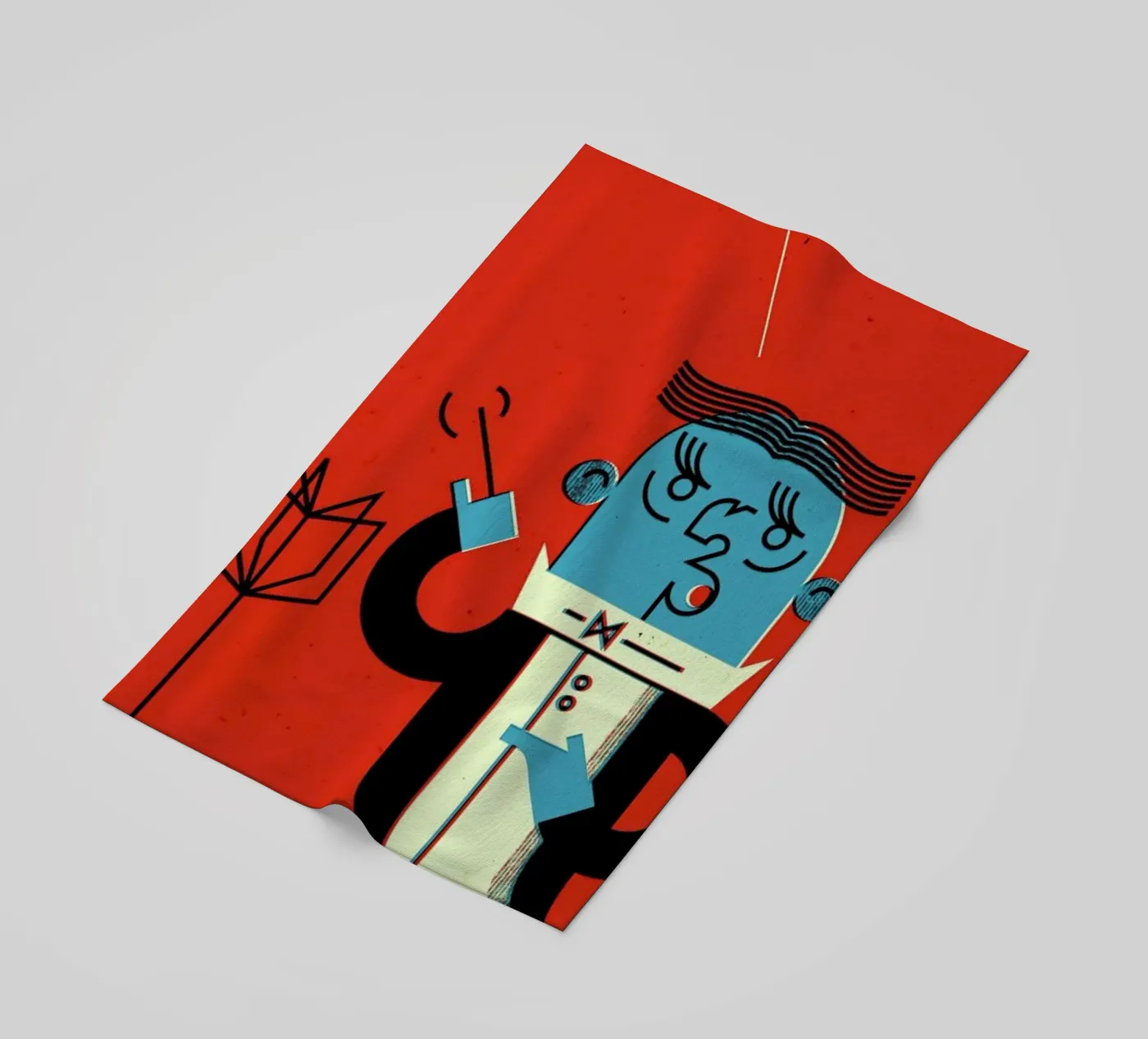 Conductor strandhanddoek van Komboh