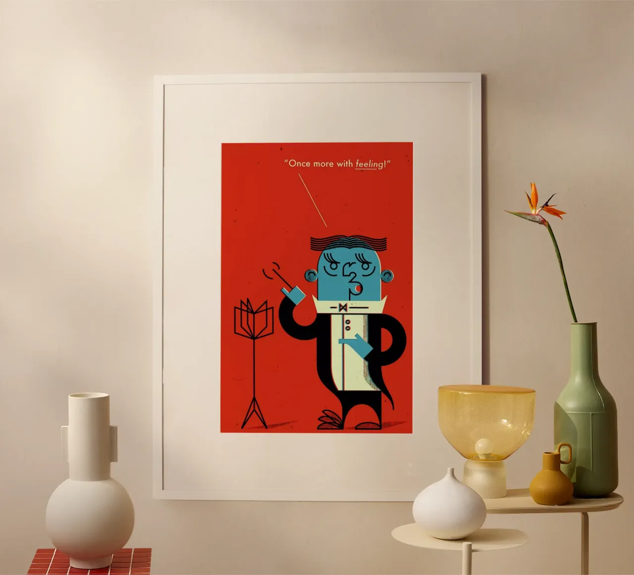 Conductor poster con telaio in plastica da Komboh