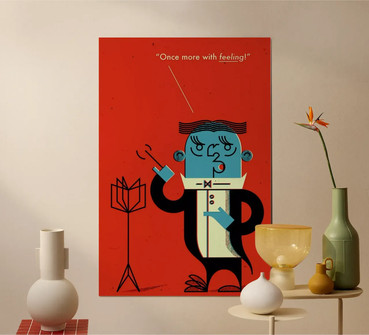 Conductor poster con telaio in plastica da Komboh