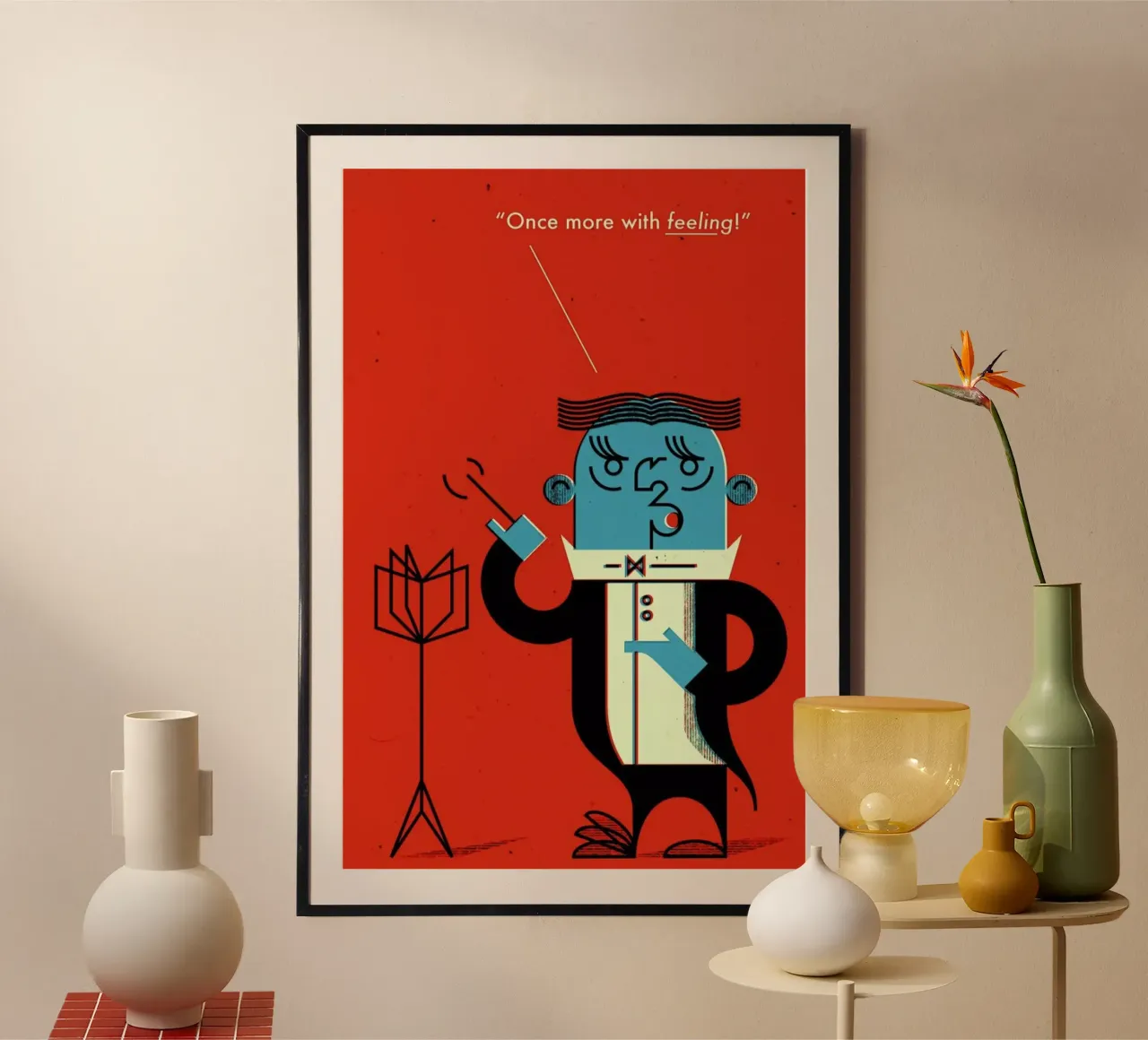 Conductor poster con telaio in plastica da Komboh