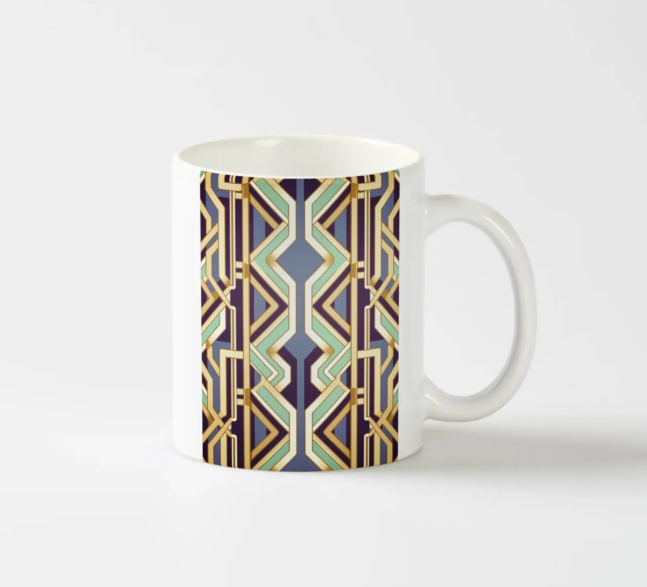 Geometrische retro Faszination tazza in ceramica da Carinaprint