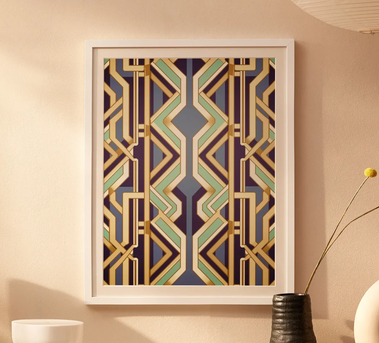 Geometrische retro Faszination carta hahnemühle da Carinaprint