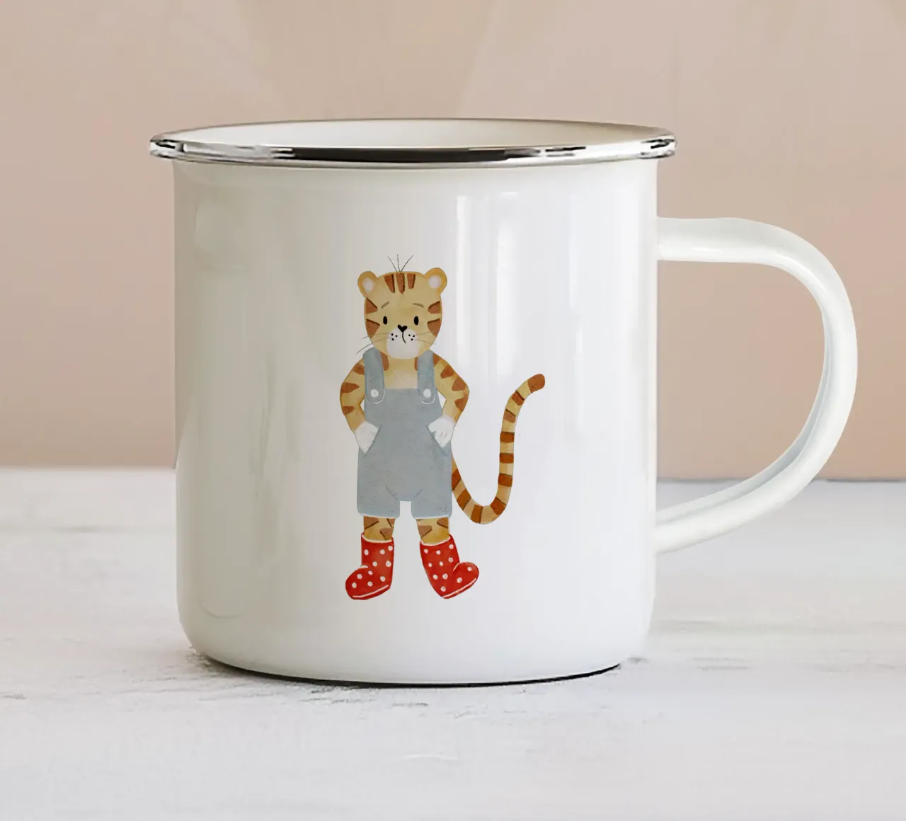 Tonie Tiger tazza in smalto da HummelBär