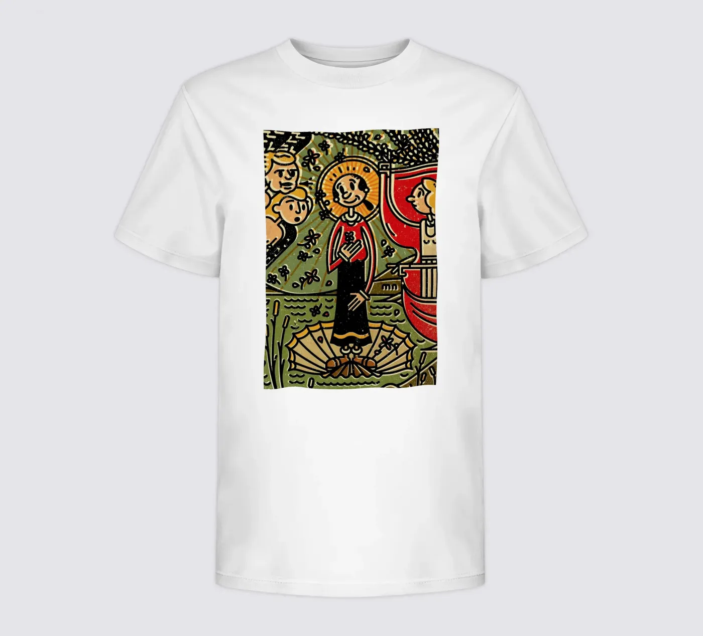 Olive t-shirt bambini da Komboh