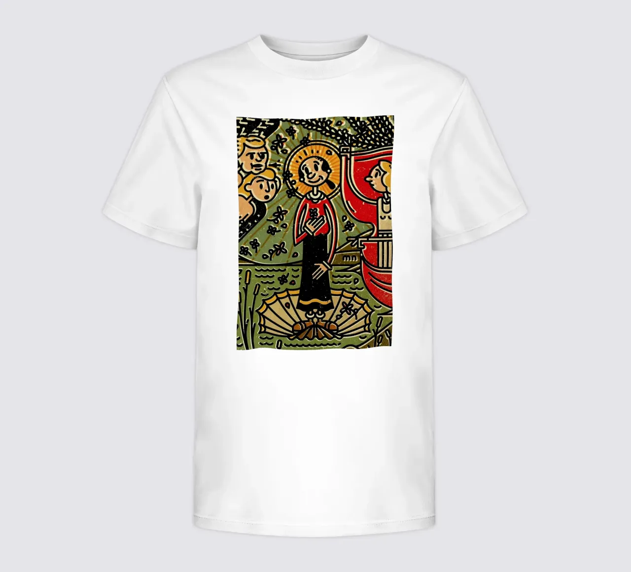 Olive kids t-shirt by Komboh