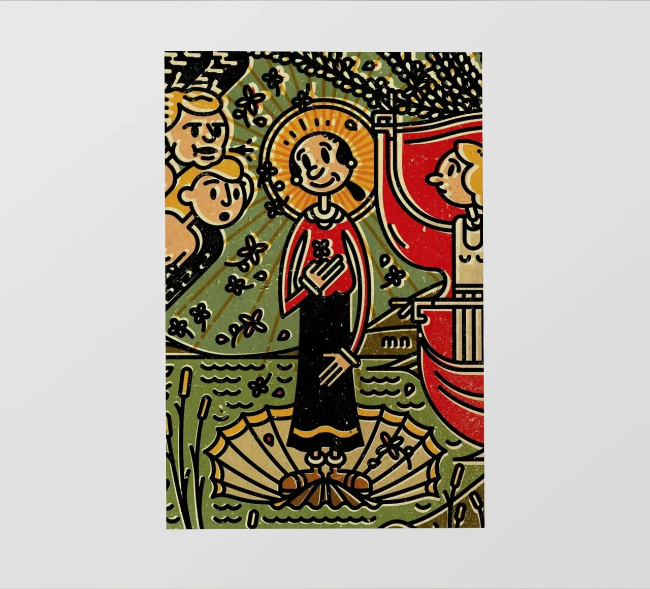 Olive pellicola backlit da Komboh