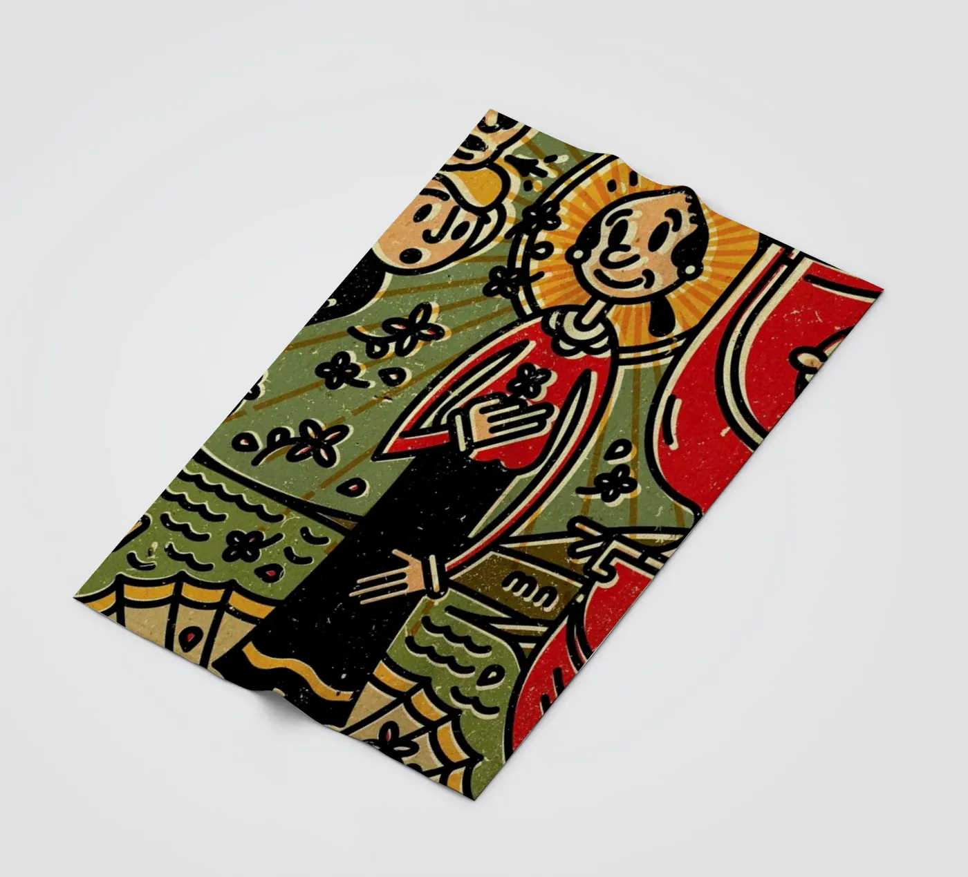 Olive coperta in pile da Komboh