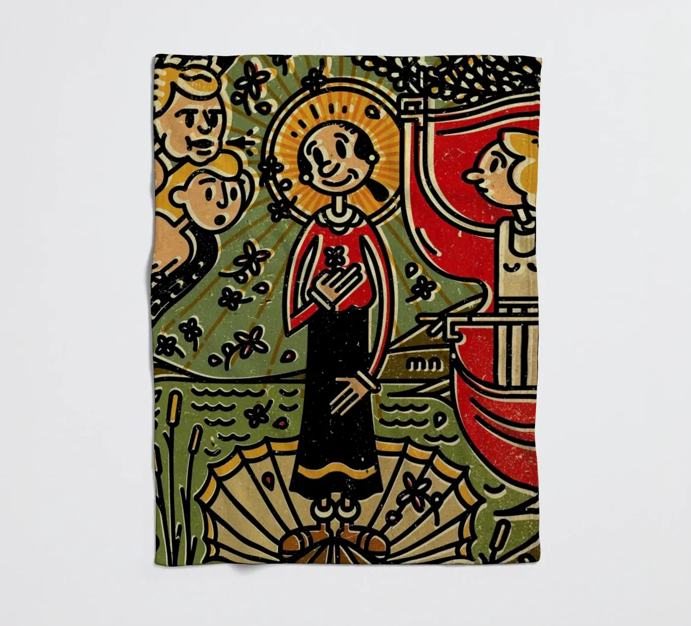 Olive coperta in pile da Komboh