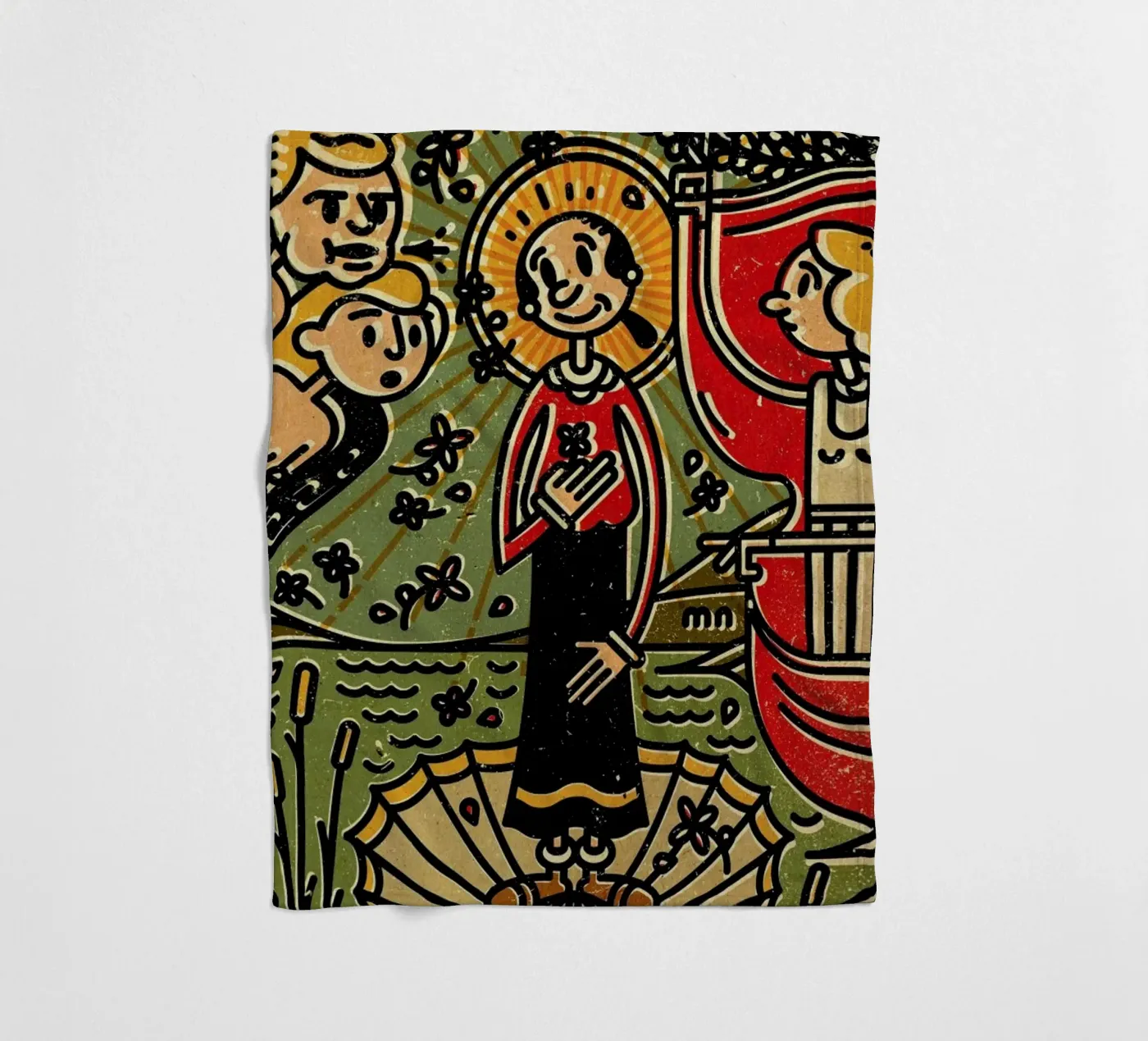 Olive coperta in pile da Komboh