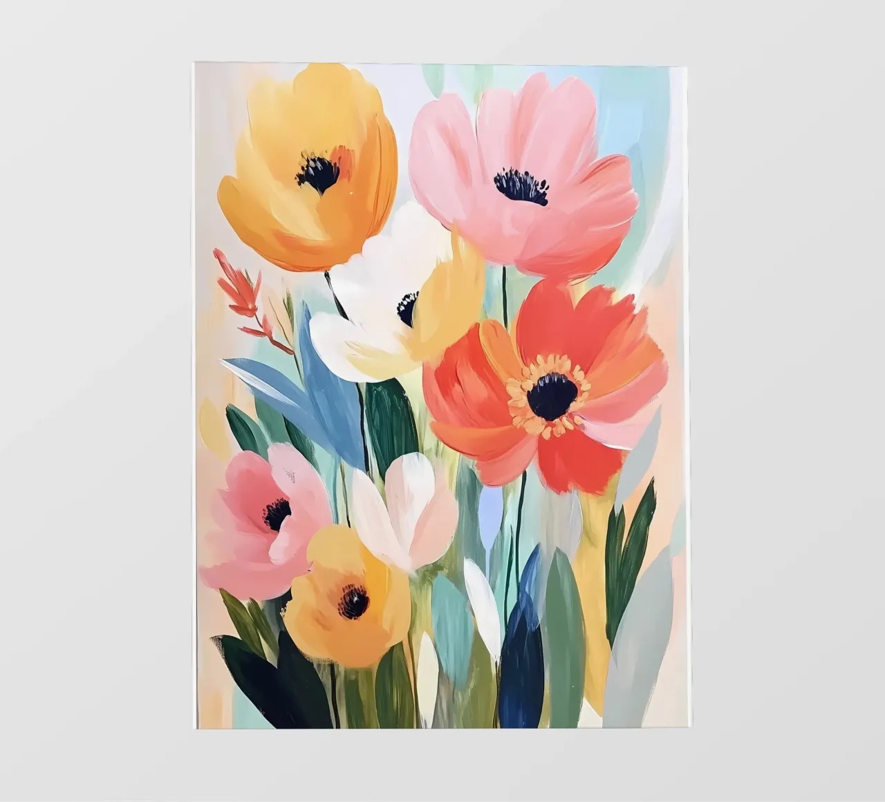 Colorful Flowers photo wallpaper by IamHomeStudio
