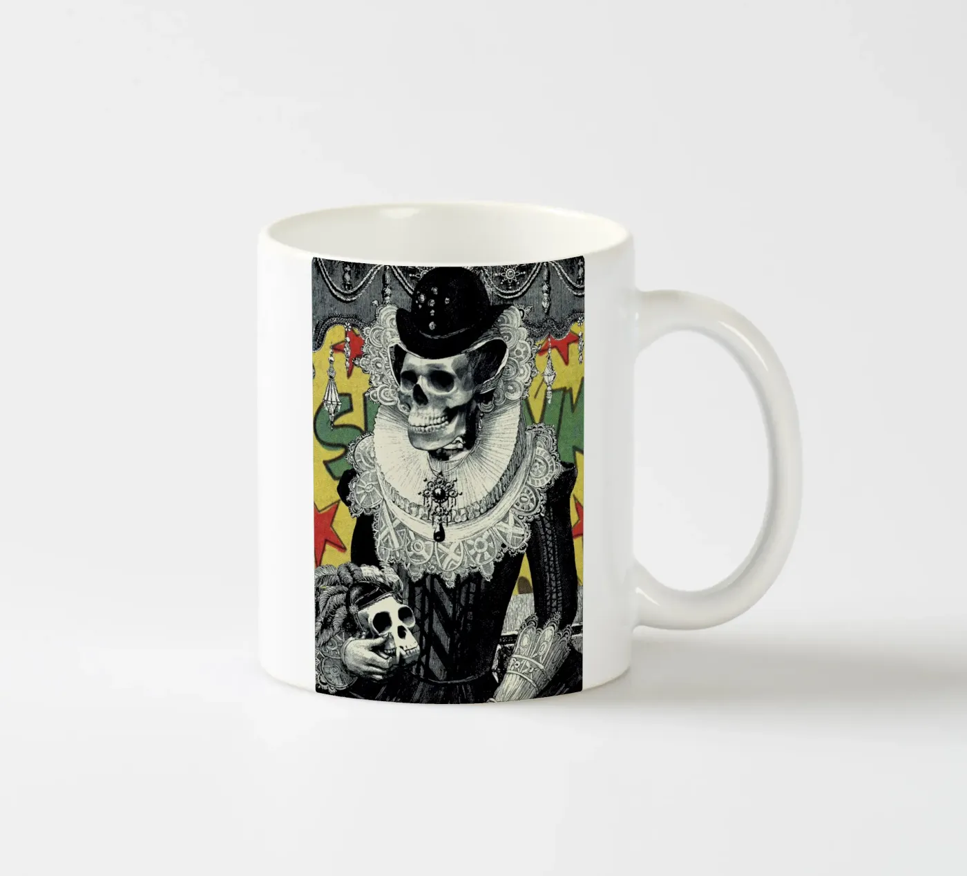 Lady ceramic mug by Ali Gulec