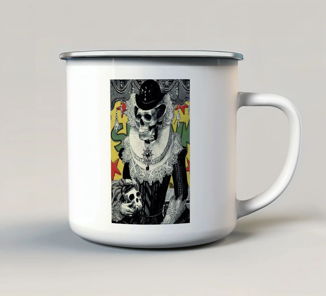 Lady tazza in smalto da Ali Gulec