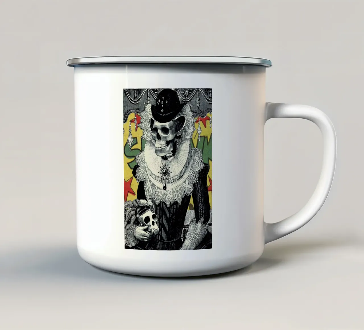 Lady tazza in smalto da Ali Gulec