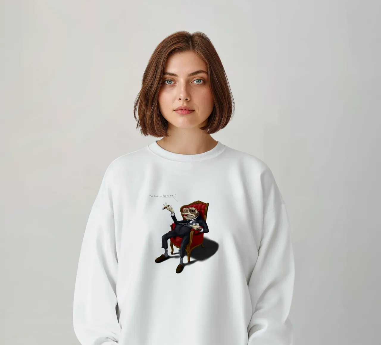 Fly in My Soup (Colour) felpa da Rob Art | Illustration