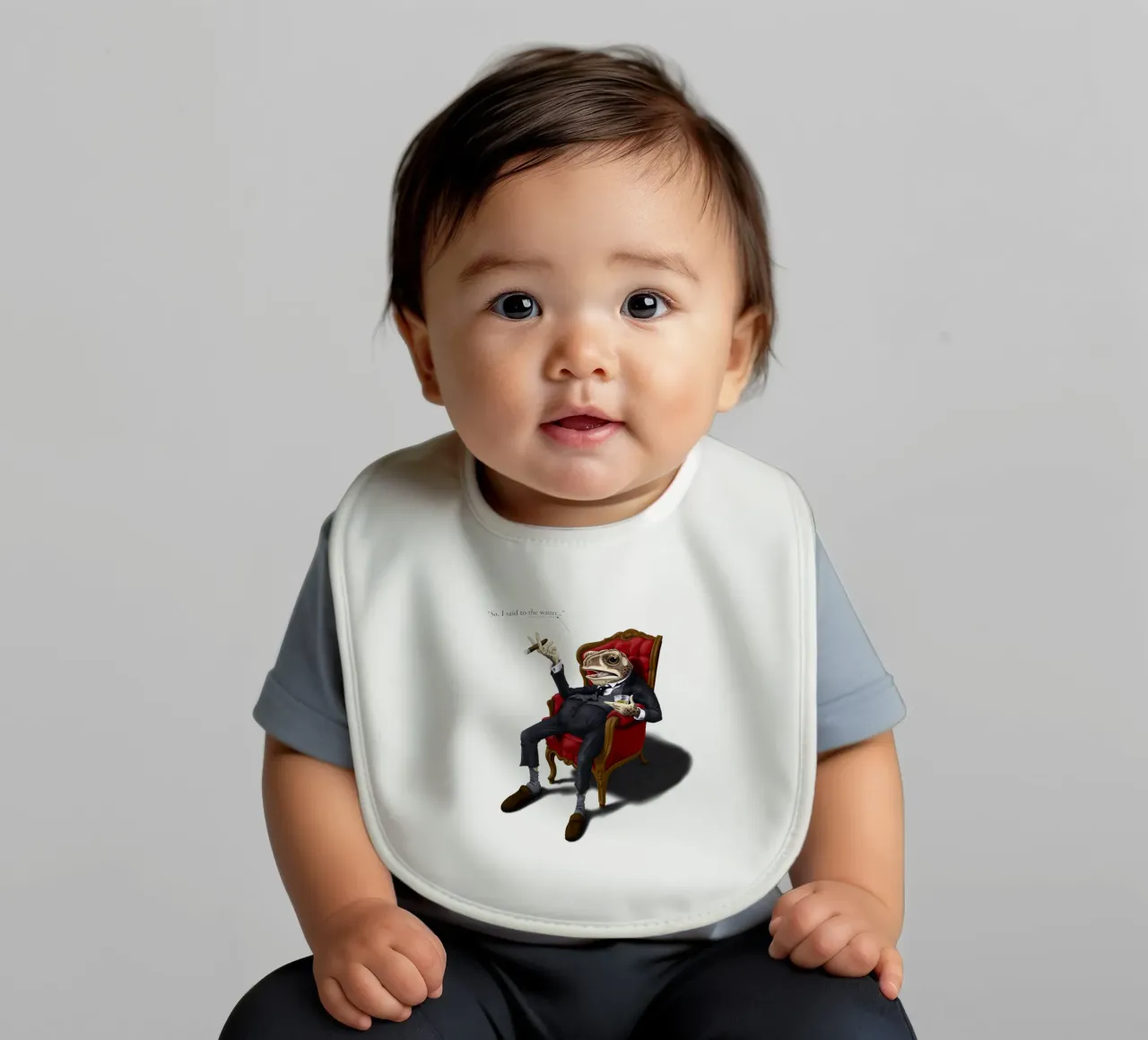 Fly in My Soup (Colour) bavaglino da Rob Art | Illustration