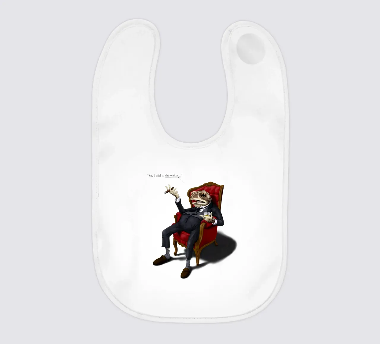 Fly in My Soup (Colour) bavaglino da Rob Art | Illustration