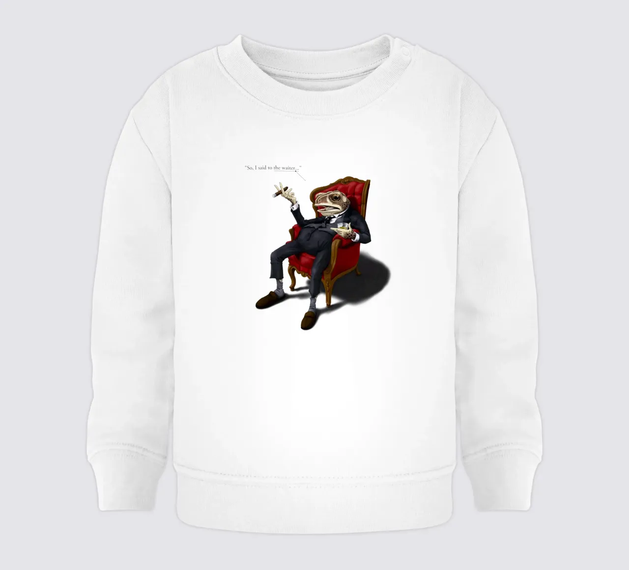 Fly in My Soup (Colour) felpa neonato da Rob Art | Illustration