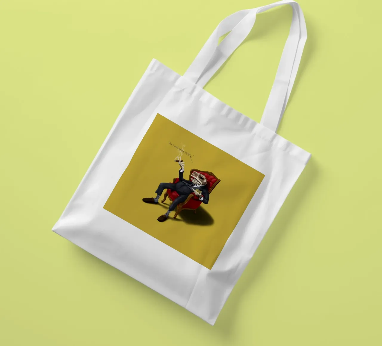 Fly in My Soup (Colour) borsa in juta da Rob Art | Illustration