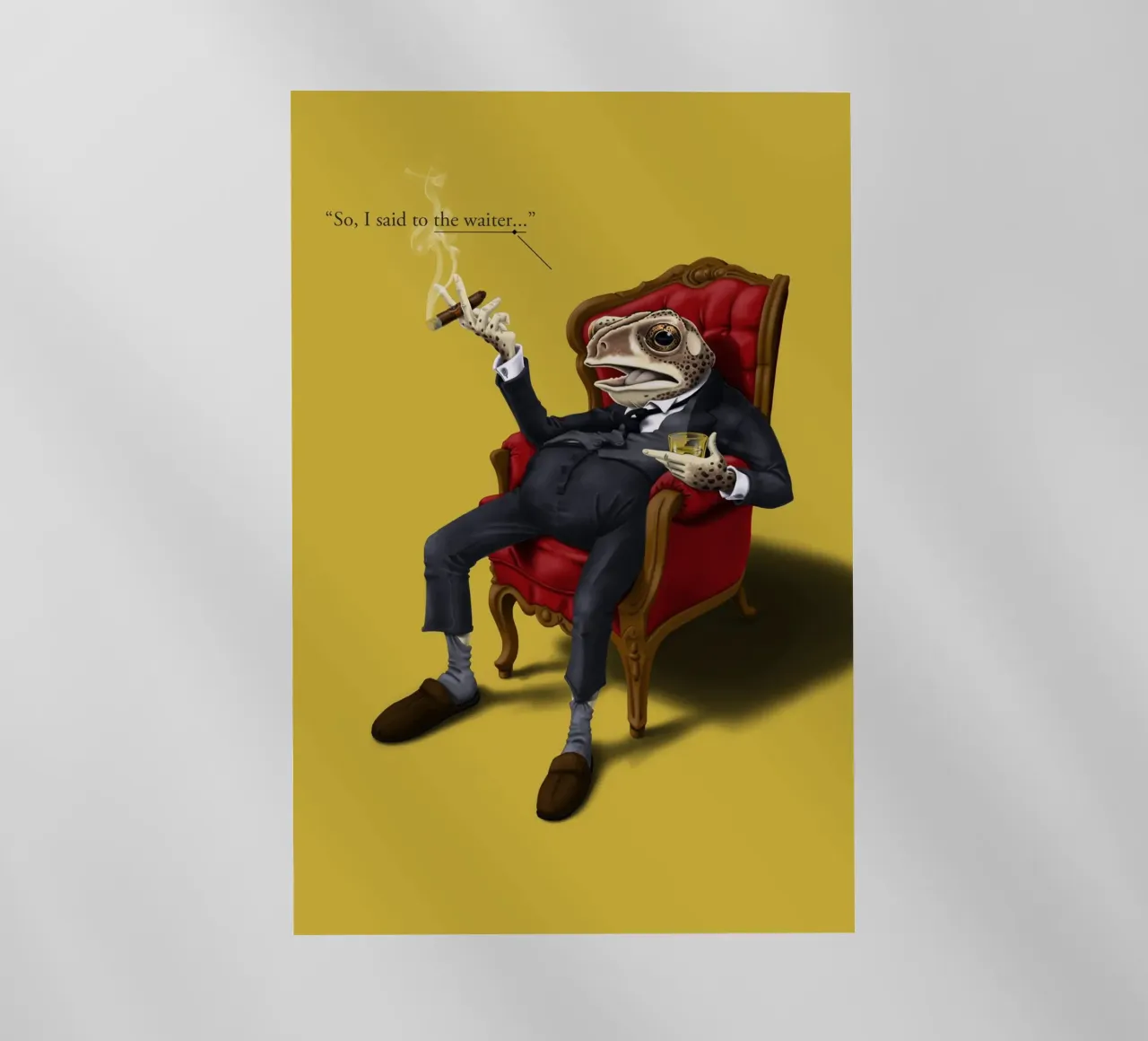 Fly in My Soup (Colour) pellicola backlit da Rob Art | Illustration