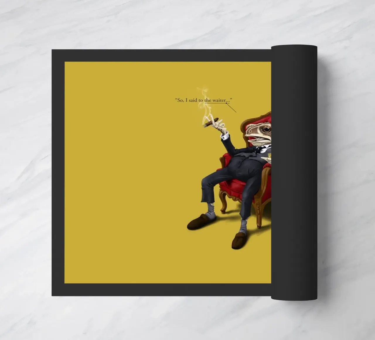 Fly in My Soup (Colour) zerbino da Rob Art | Illustration