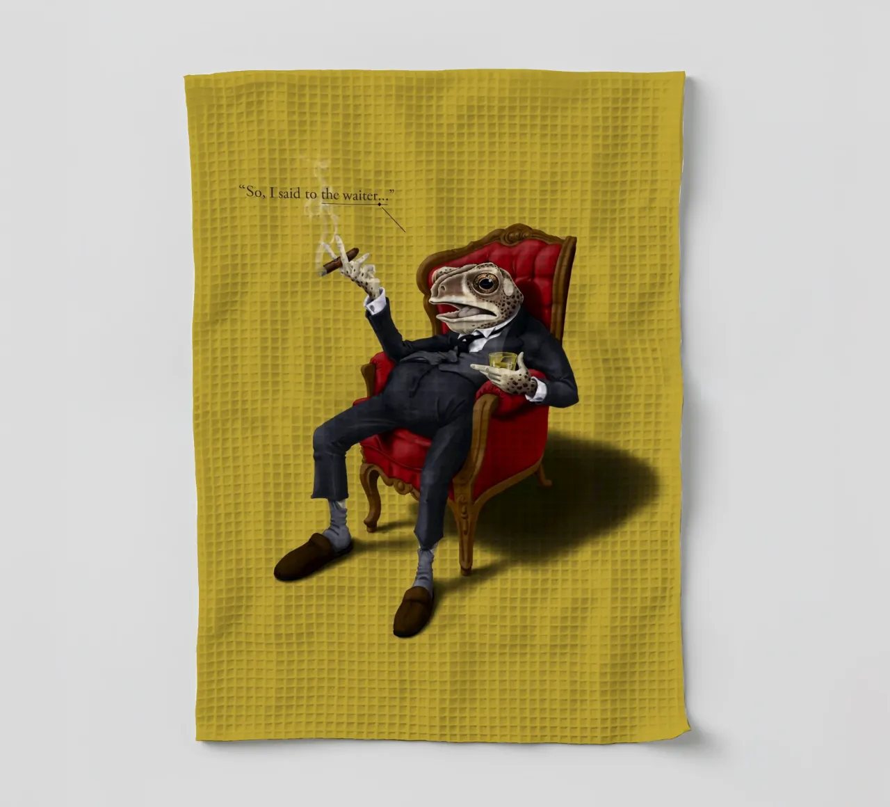 Fly in My Soup (Colour) canovaccio da cucina da Rob Art | Illustration