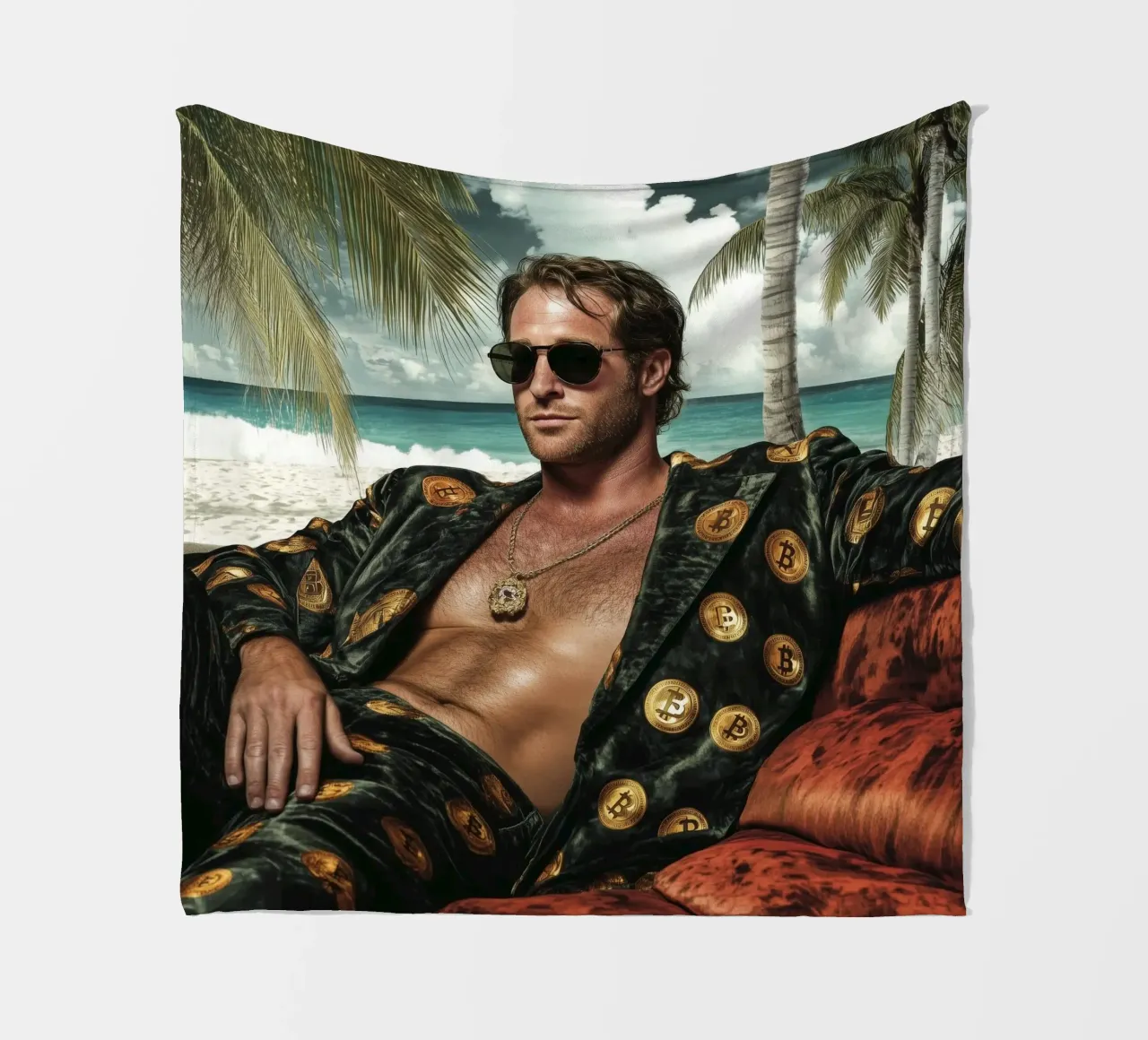 Trader di criptovalute coperta in pile da Motivate-Today