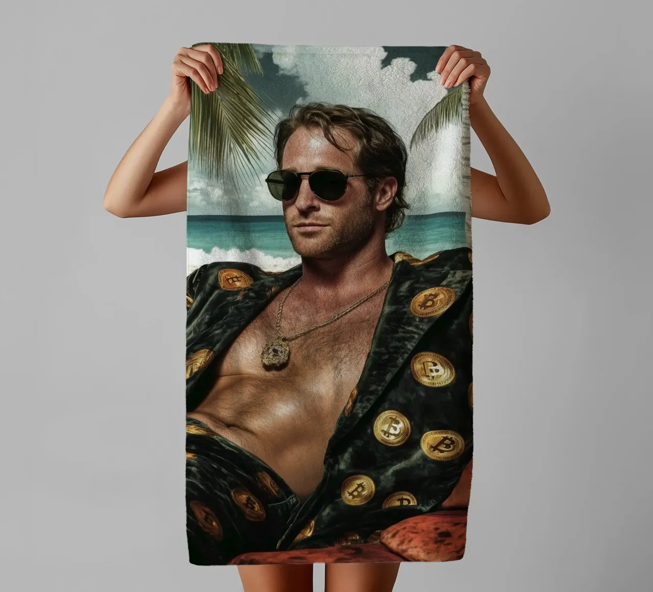 Crypto Trader towel by Motivate-Today