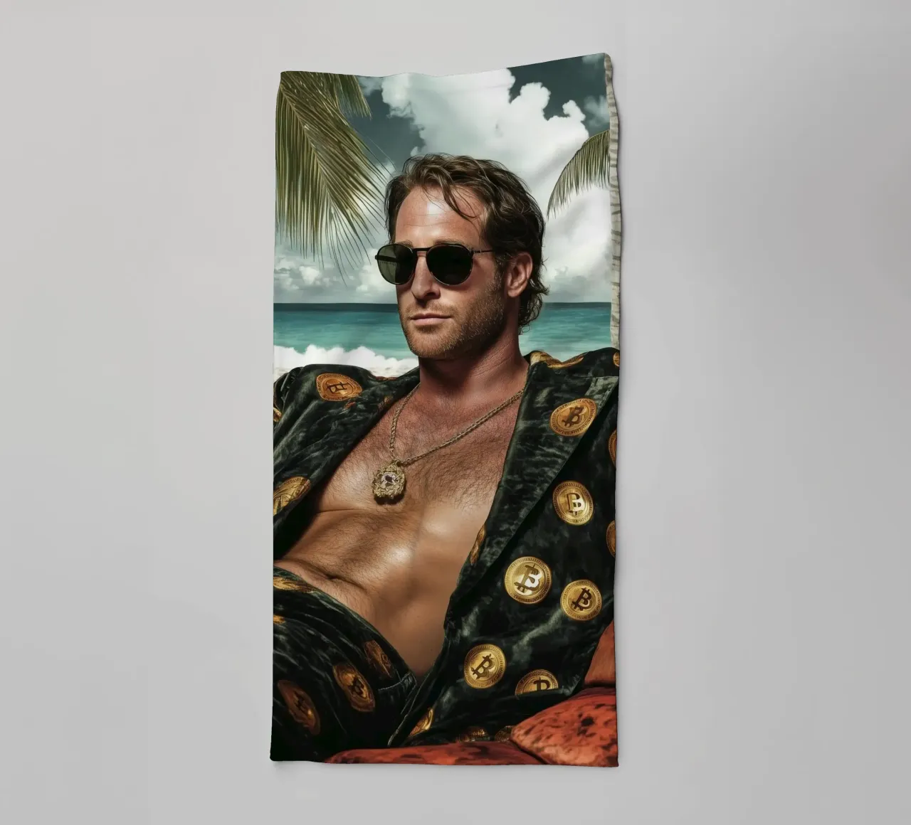 Crypto Trader serviette de bain de Motivate-Today
