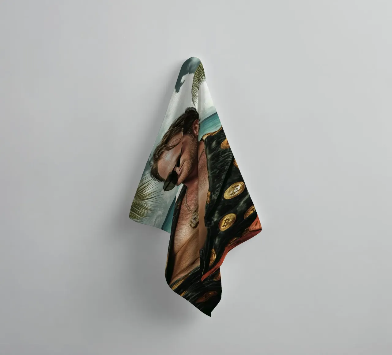 Crypto Handelaar badhanddoek van Motivate-Today