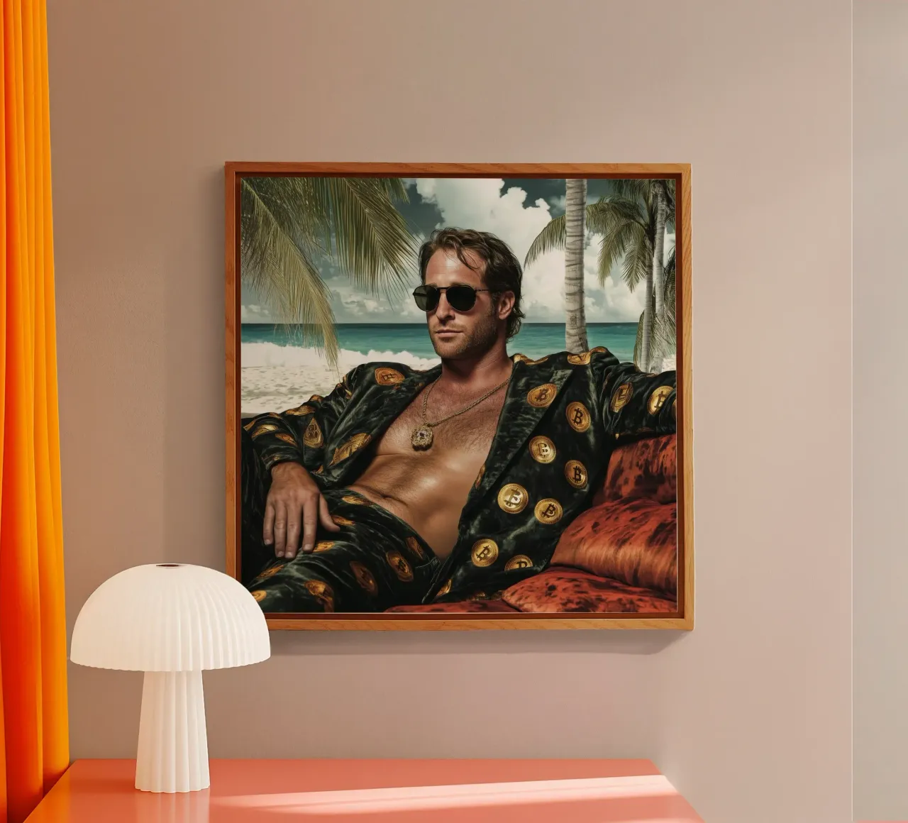 Trader di criptovalute plexiglass da Motivate-Today