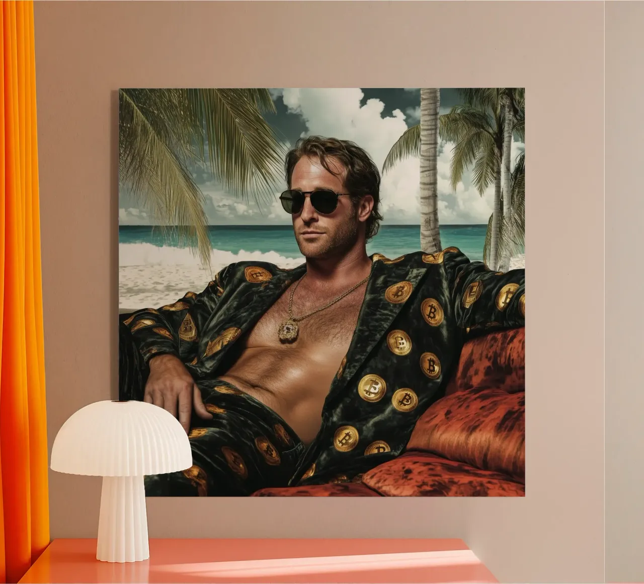 Trader di criptovalute plexiglass da Motivate-Today