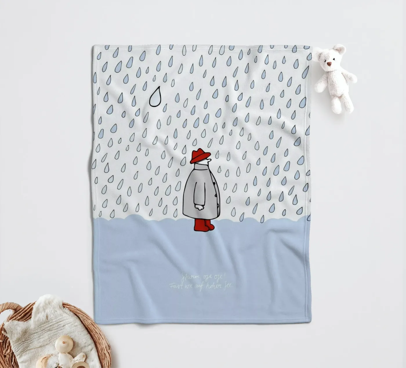 Klaus Fleecedecke von Waltraud Rieken