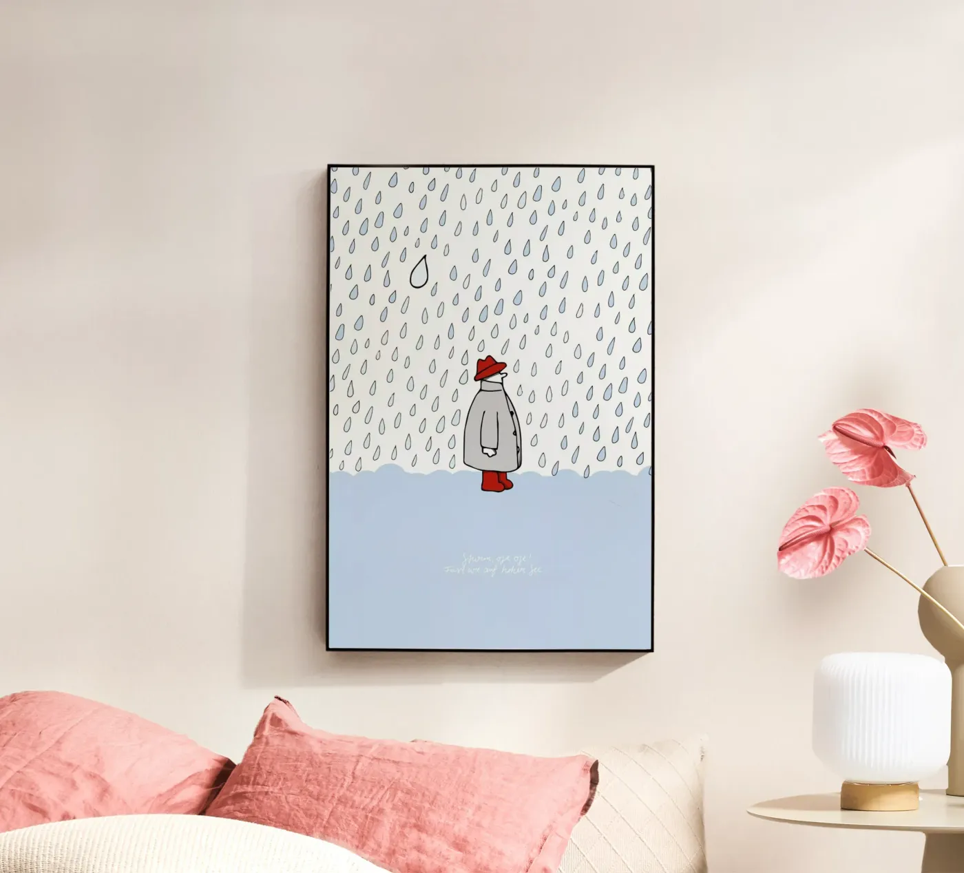 Klaus acrylic glass by Waltraud Rieken