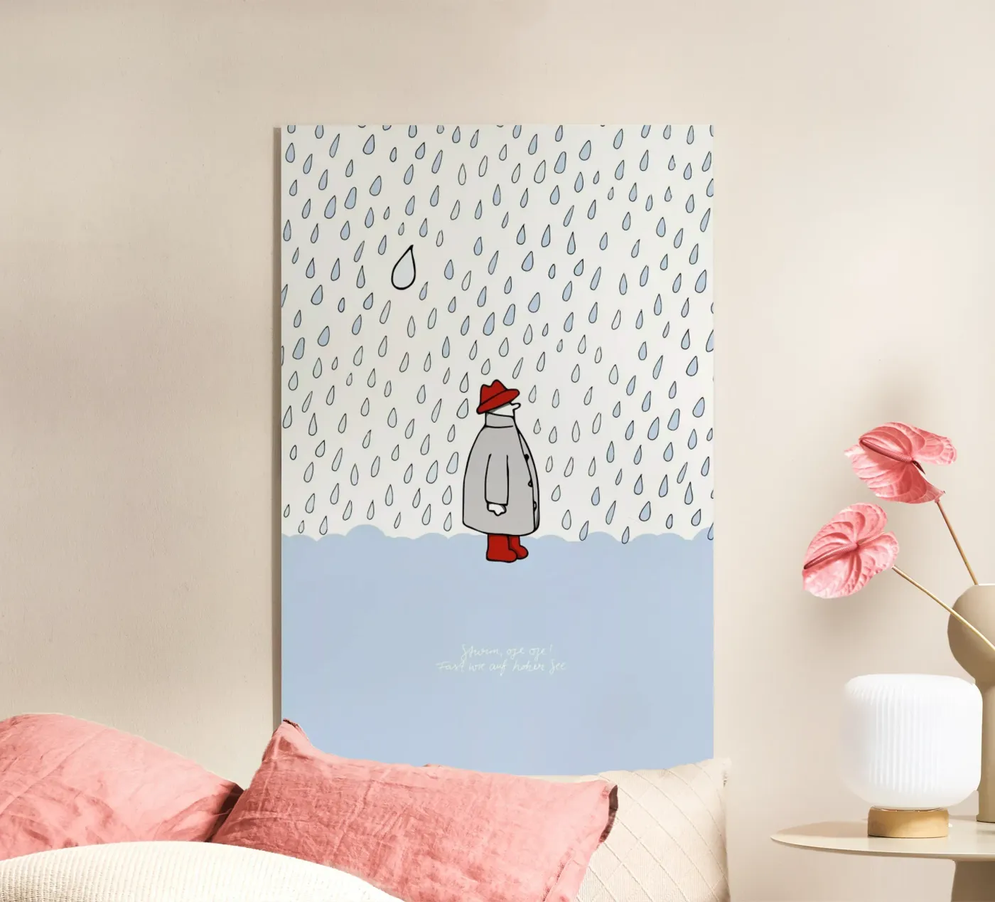 Klaus acrylic glass by Waltraud Rieken