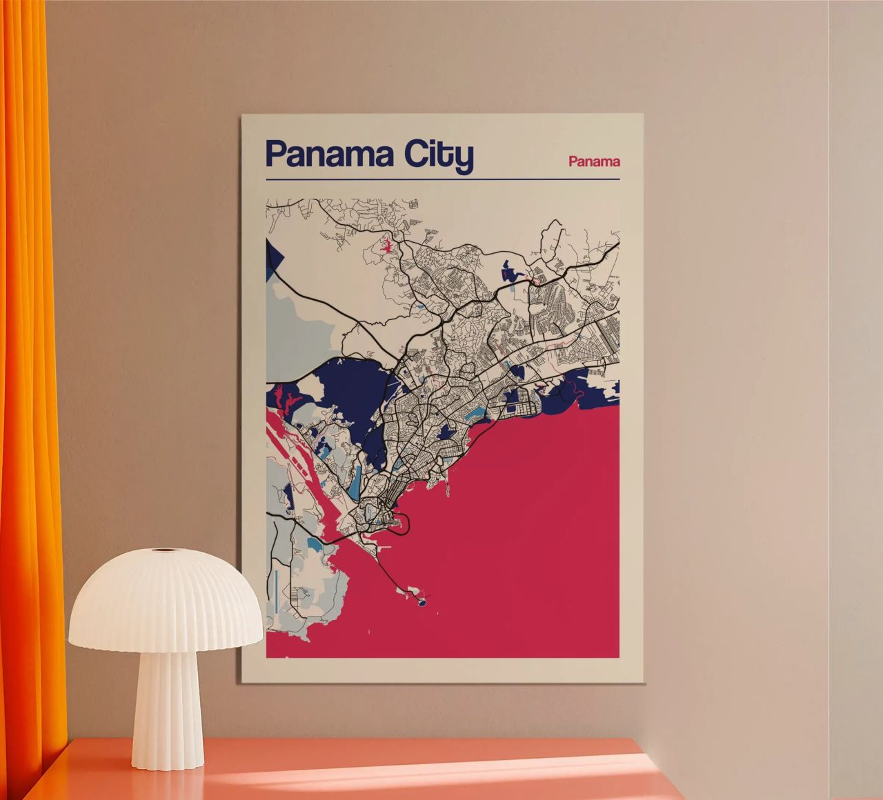 Panama City Charme poster de MOOODZART