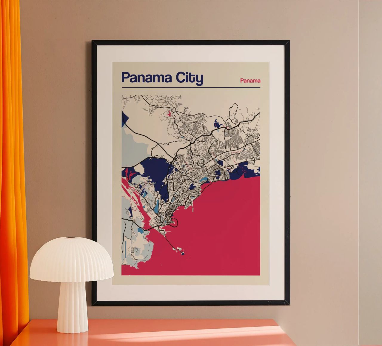 Panama City Charme poster de MOOODZART