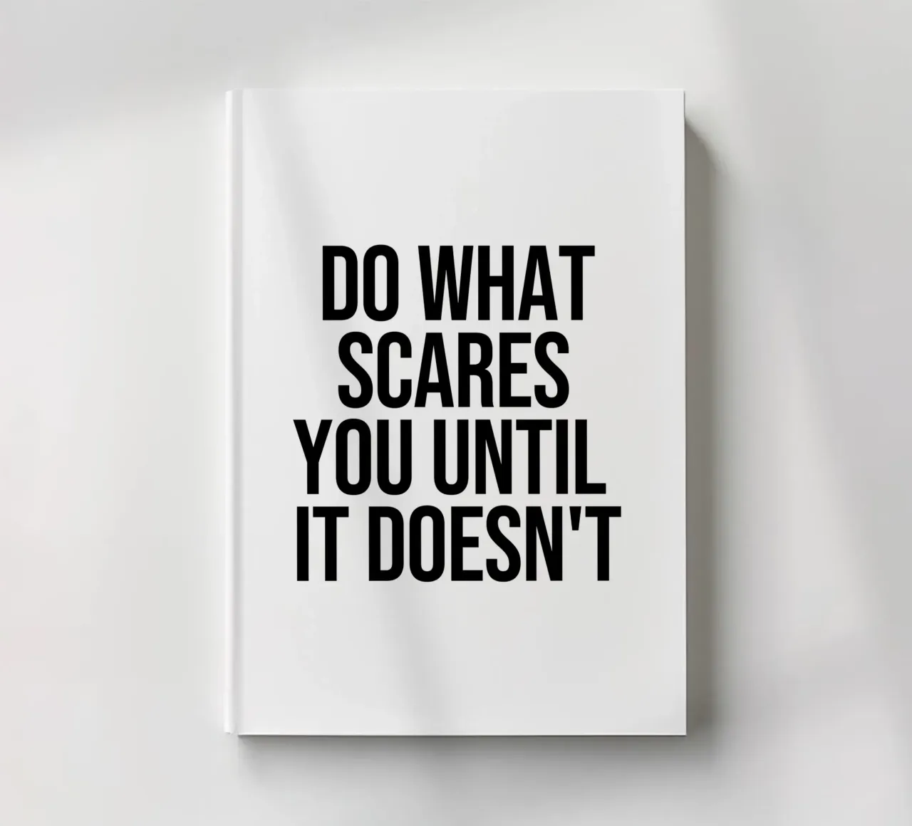 do what scares you until it doesn't quote notebook by Paigaam Studio
