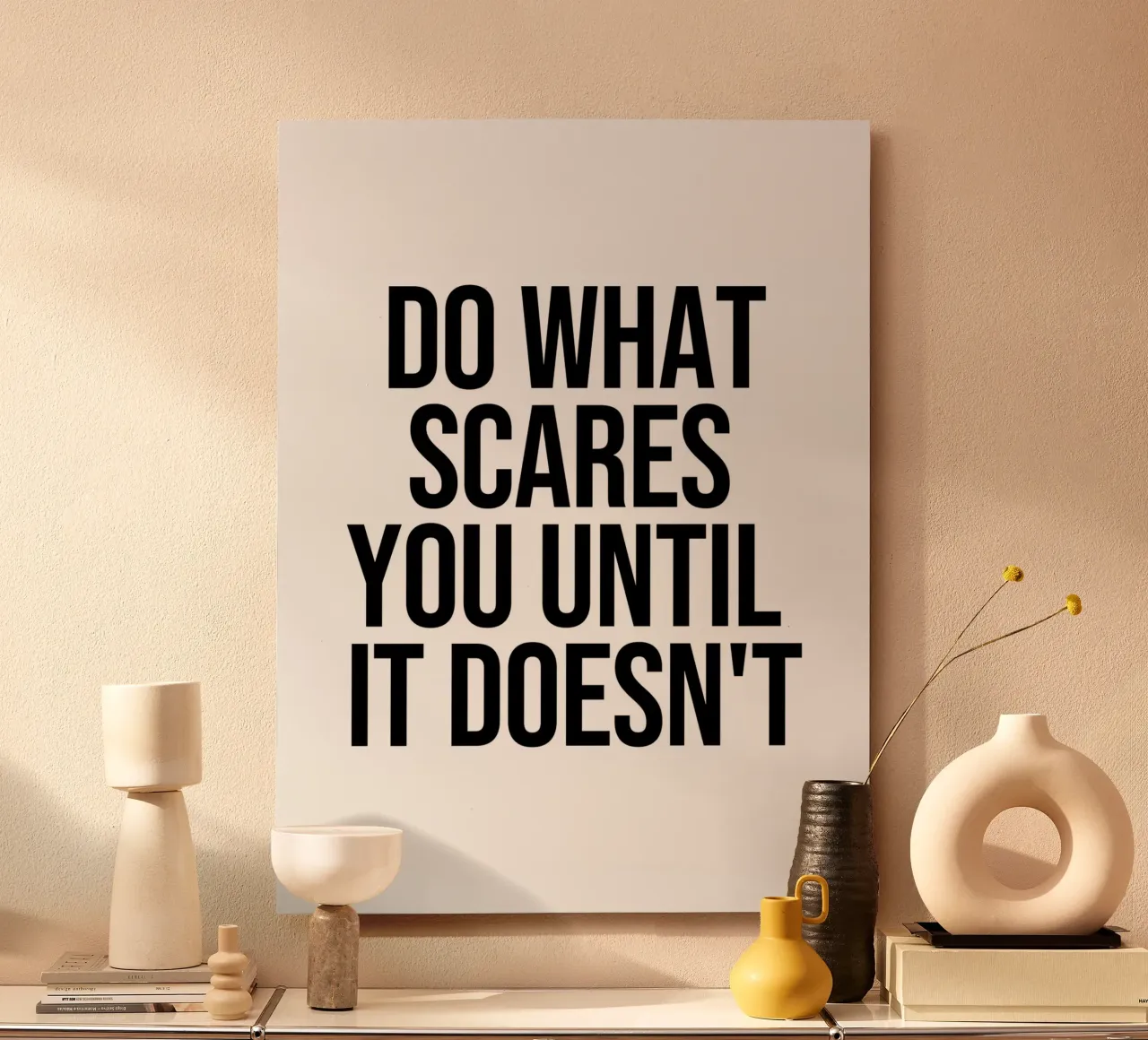 das tun, was dir Angst macht, bis es nicht mehr zitiert wird Forex-Platte von Paigaam Studio