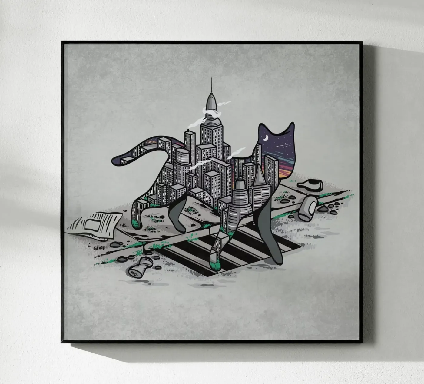 City Cat plexiglass da Robert Richter