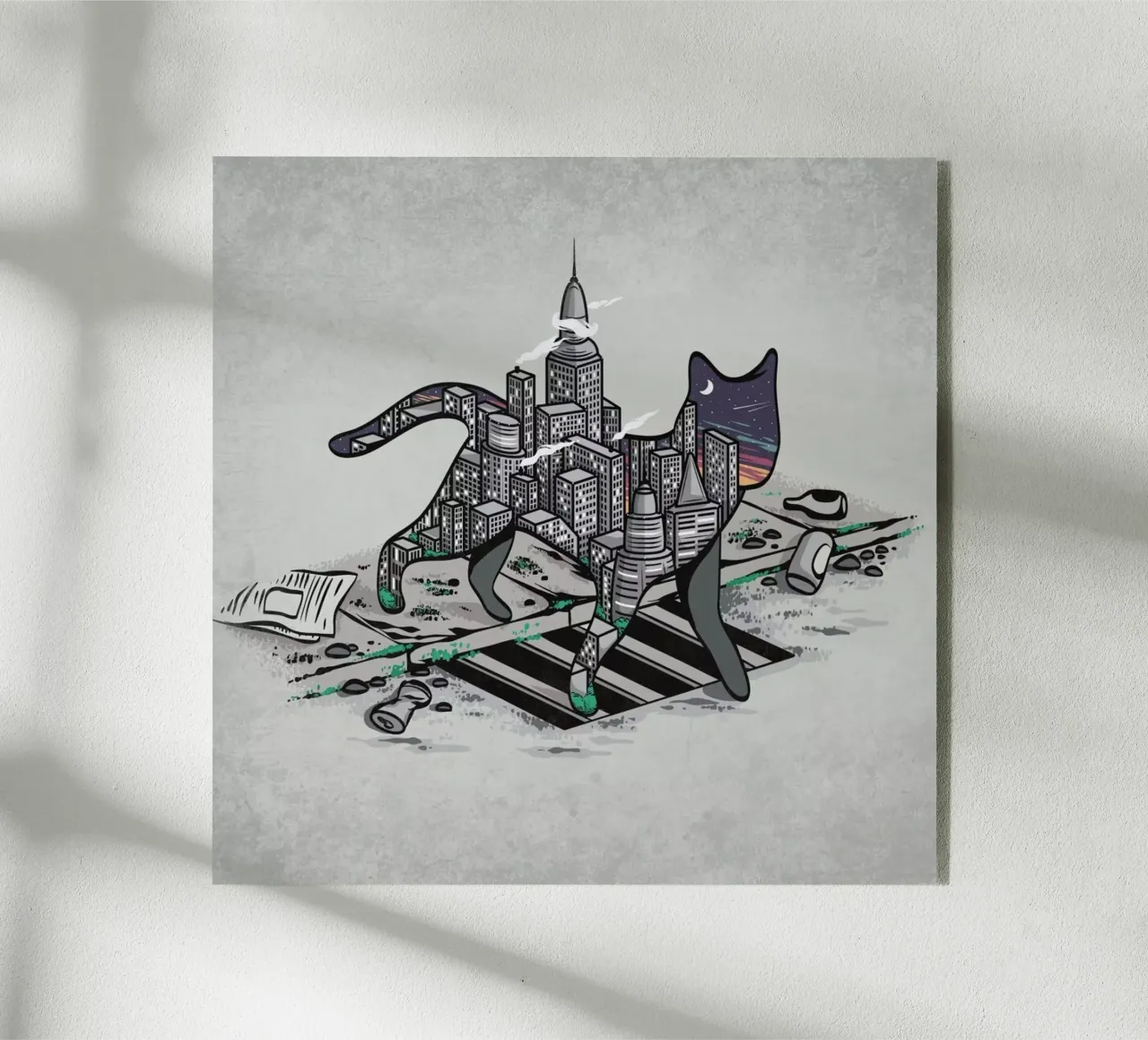 City Cat product.type.acrylglas common.byCreator Robert Richter