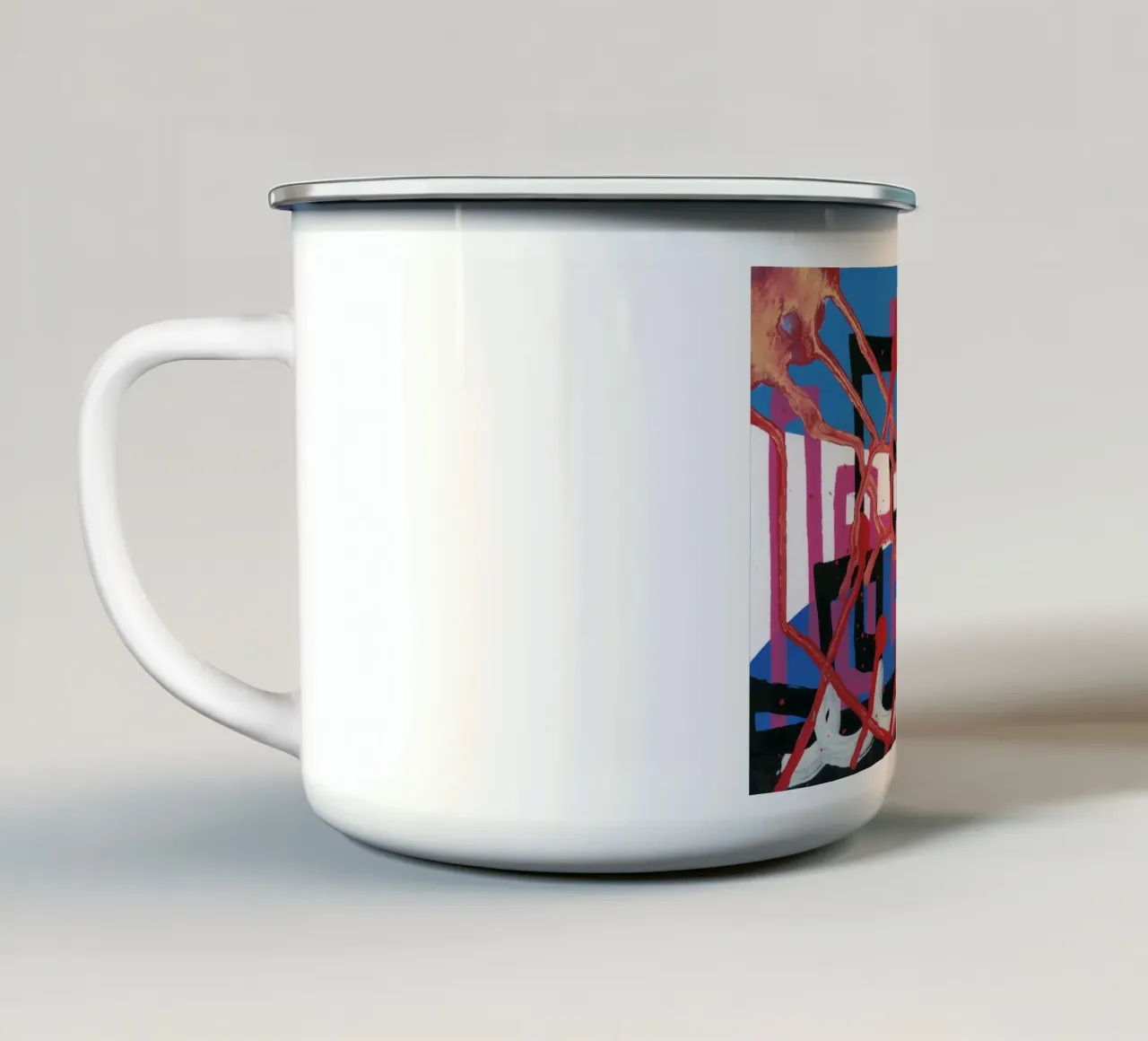 Violence tazza in smalto da gtobonart