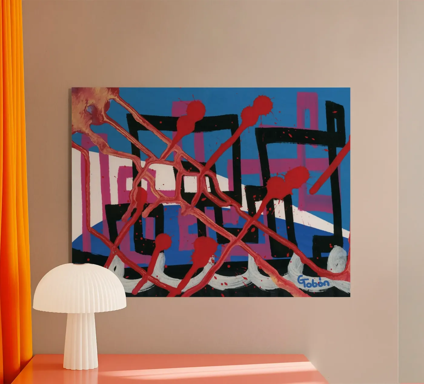 Violence Acryl-Glas von gtobonart