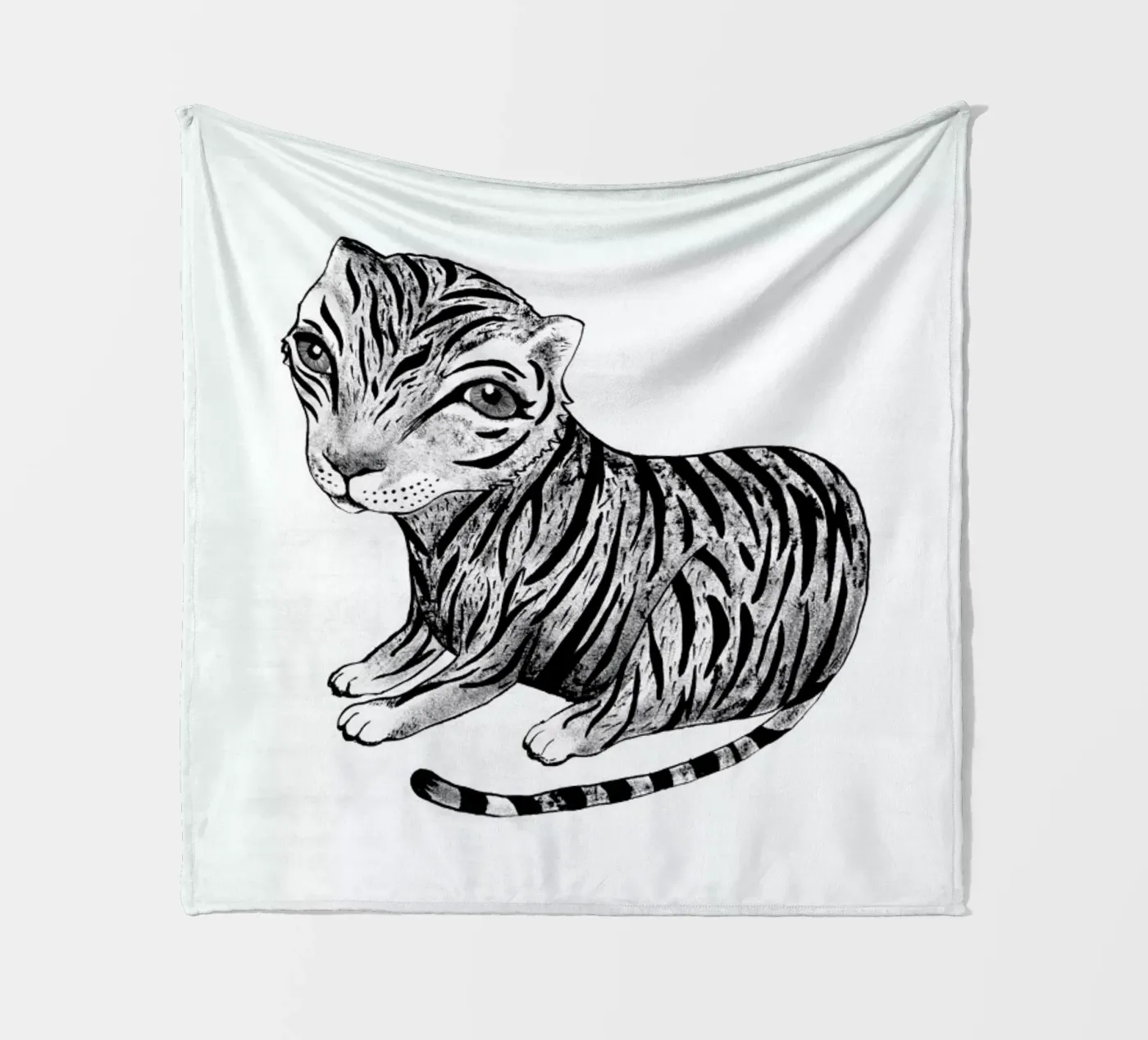 Tiger Fleecedecke von Tvinkla