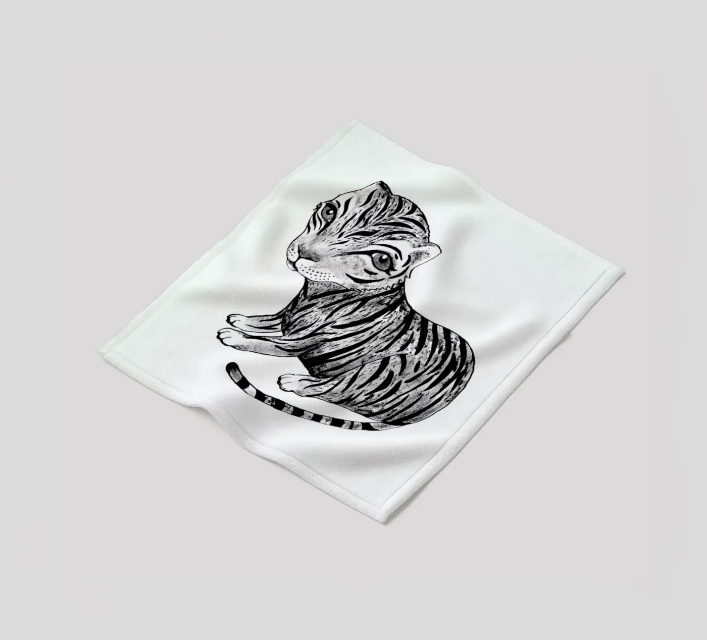 Tiger Fleecedecke von Tvinkla