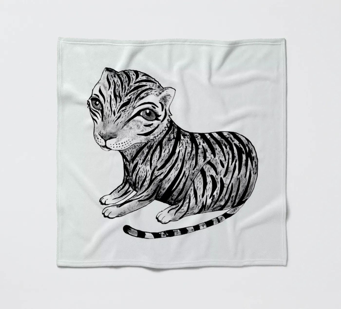 Tiger Fleecedecke von Tvinkla
