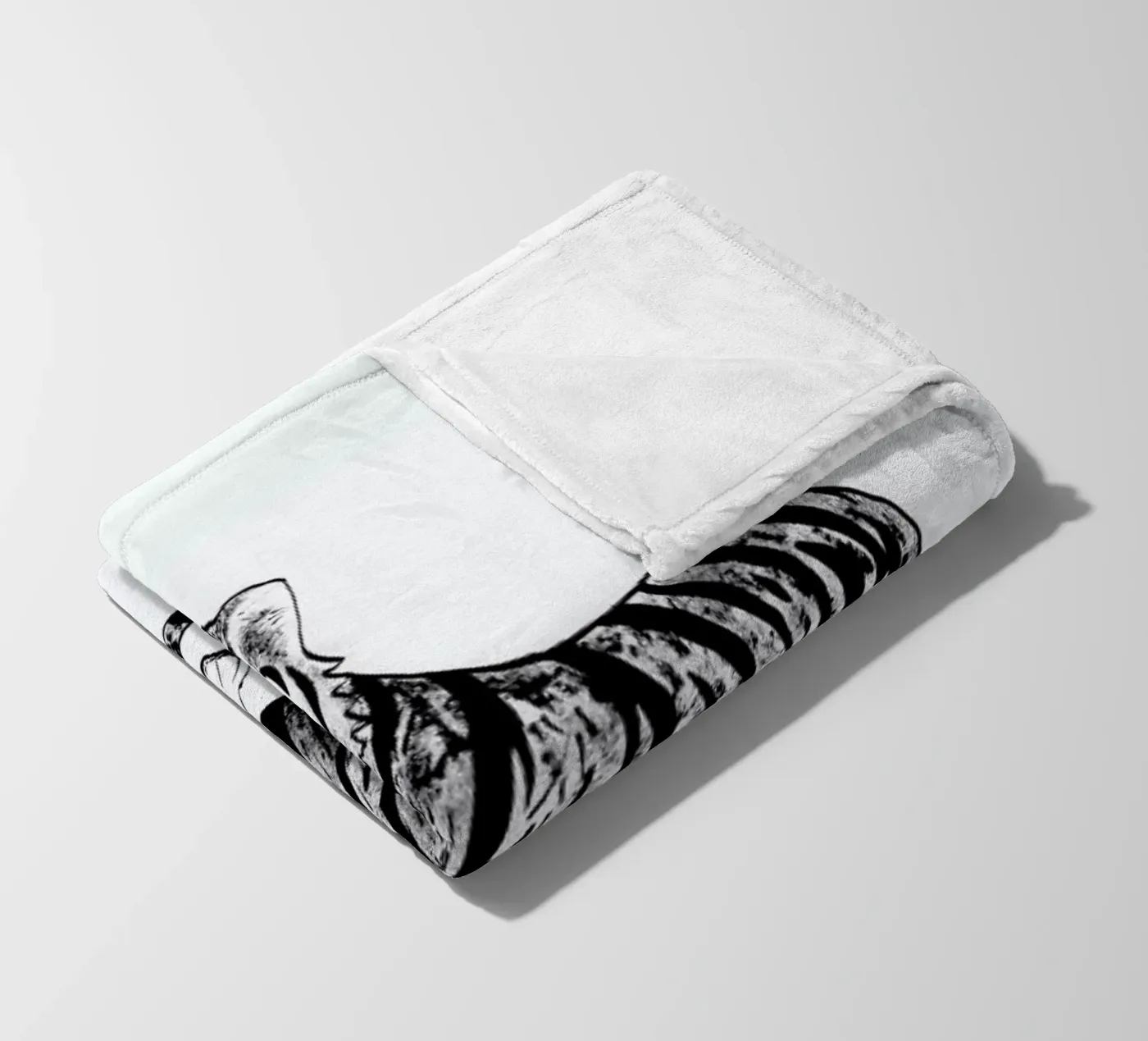 Tiger fleece blanket by Tvinkla