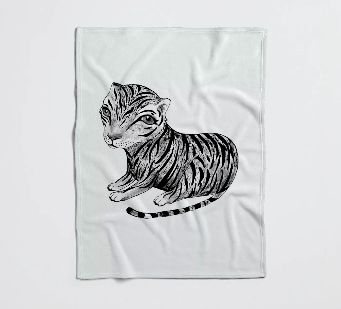 Tiger Fleecedecke von Tvinkla