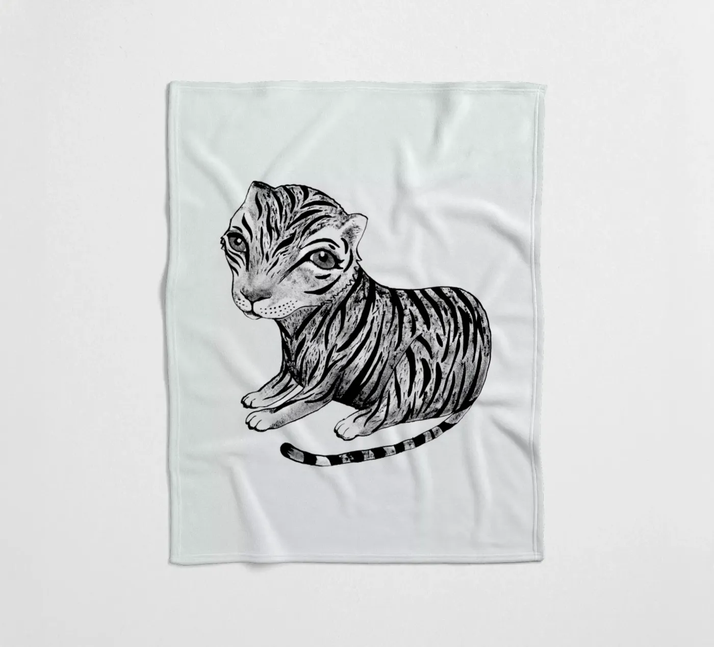 Tiger Fleecedecke von Tvinkla
