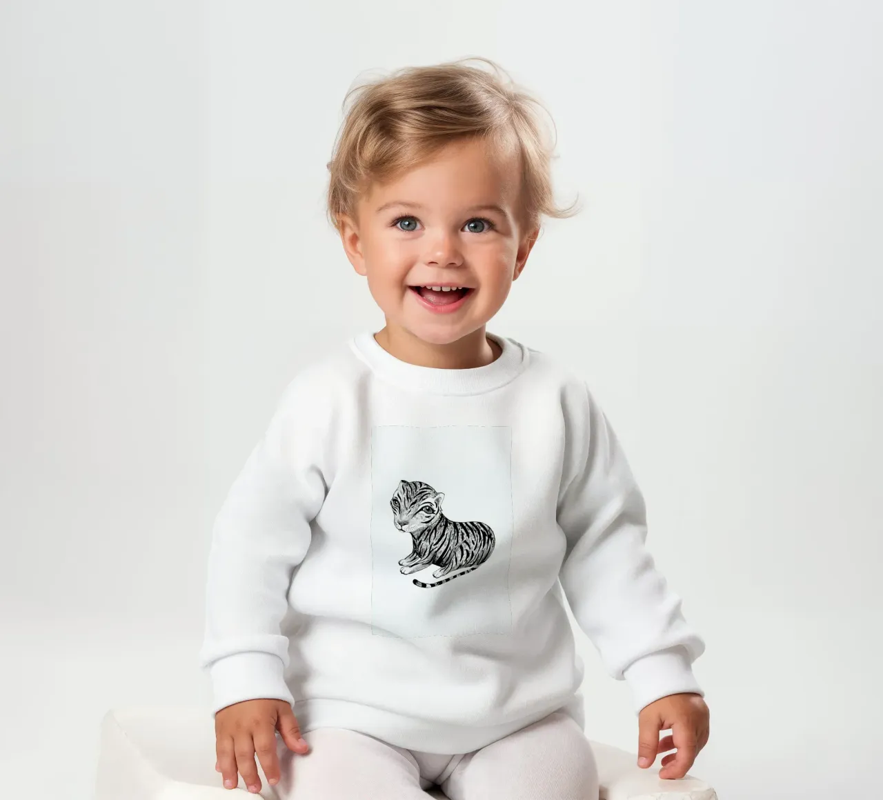 Tiger felpa neonato da Tvinkla